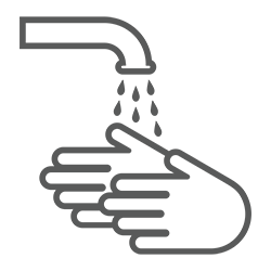 Clean your hands icon