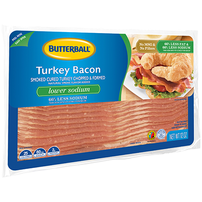 bacon turkey butterball sodium lower